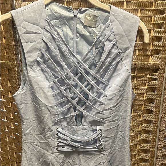 ASOS Light Blue Sleeveless Jumpsuit 2 - Picture 2 of 8